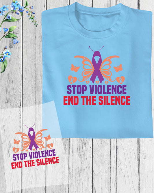 Violence Awareness DTF Transfer Film