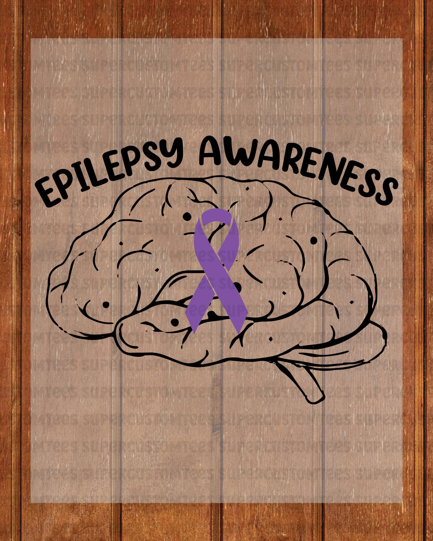 Epilepsy Awareness DTF Transfer Ready to Press