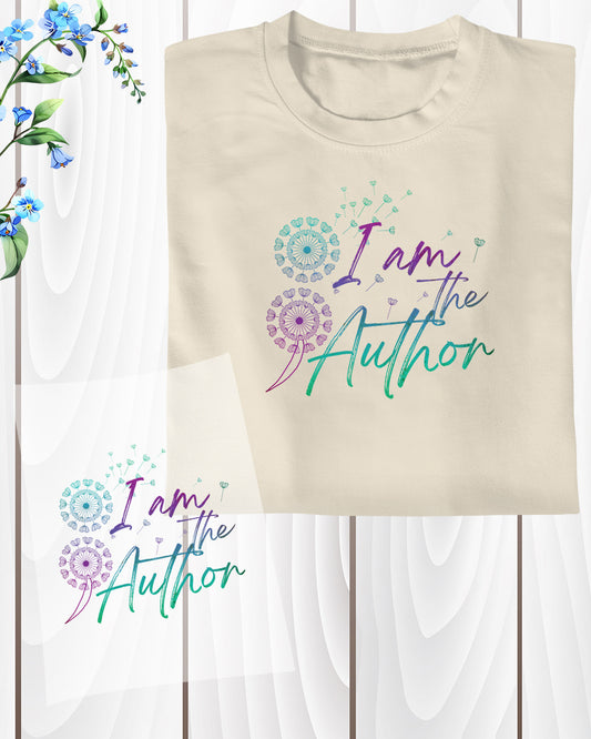 Suicide Survivor Tee I am The Author DTF Transfer Film