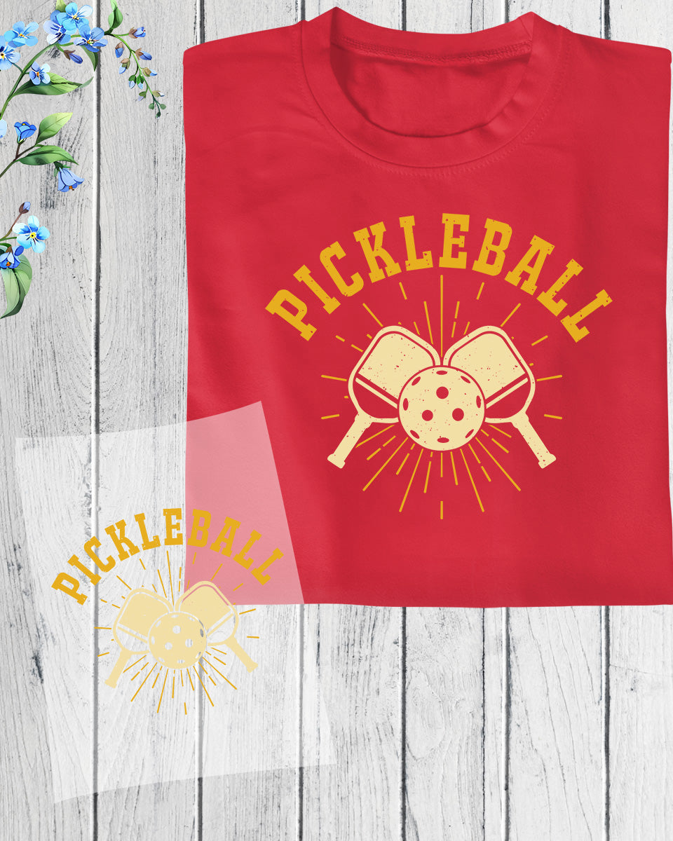 Pickleball Trendy Gift DTF Transfer Film