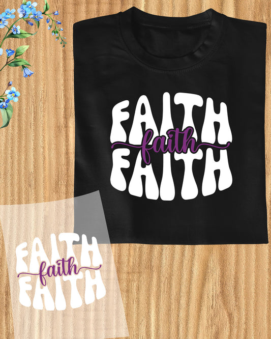 Faith Alzheimer's Awarenes DTF Transfer Film