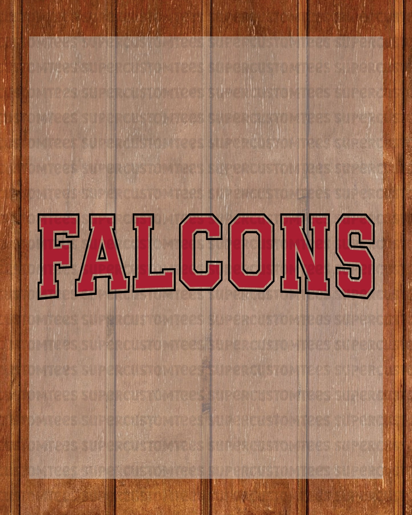 Falcons DTF Heat Transfer Ready to Press