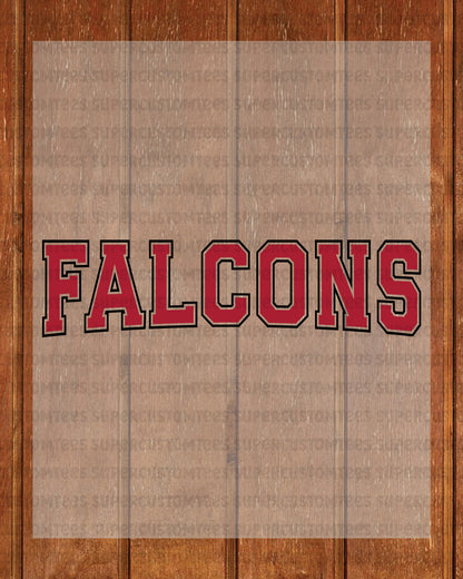 Falcons DTF Heat Transfer Ready to Press