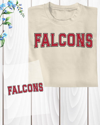 Falcons DTF Heat Transfer Ready to Press