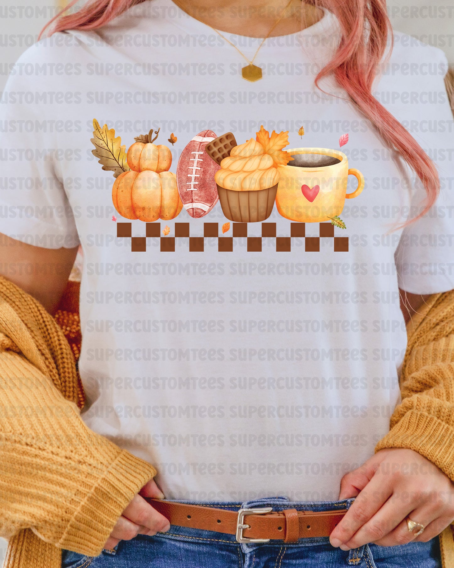 Fall Autumn Football Heat Transfer ready to Press