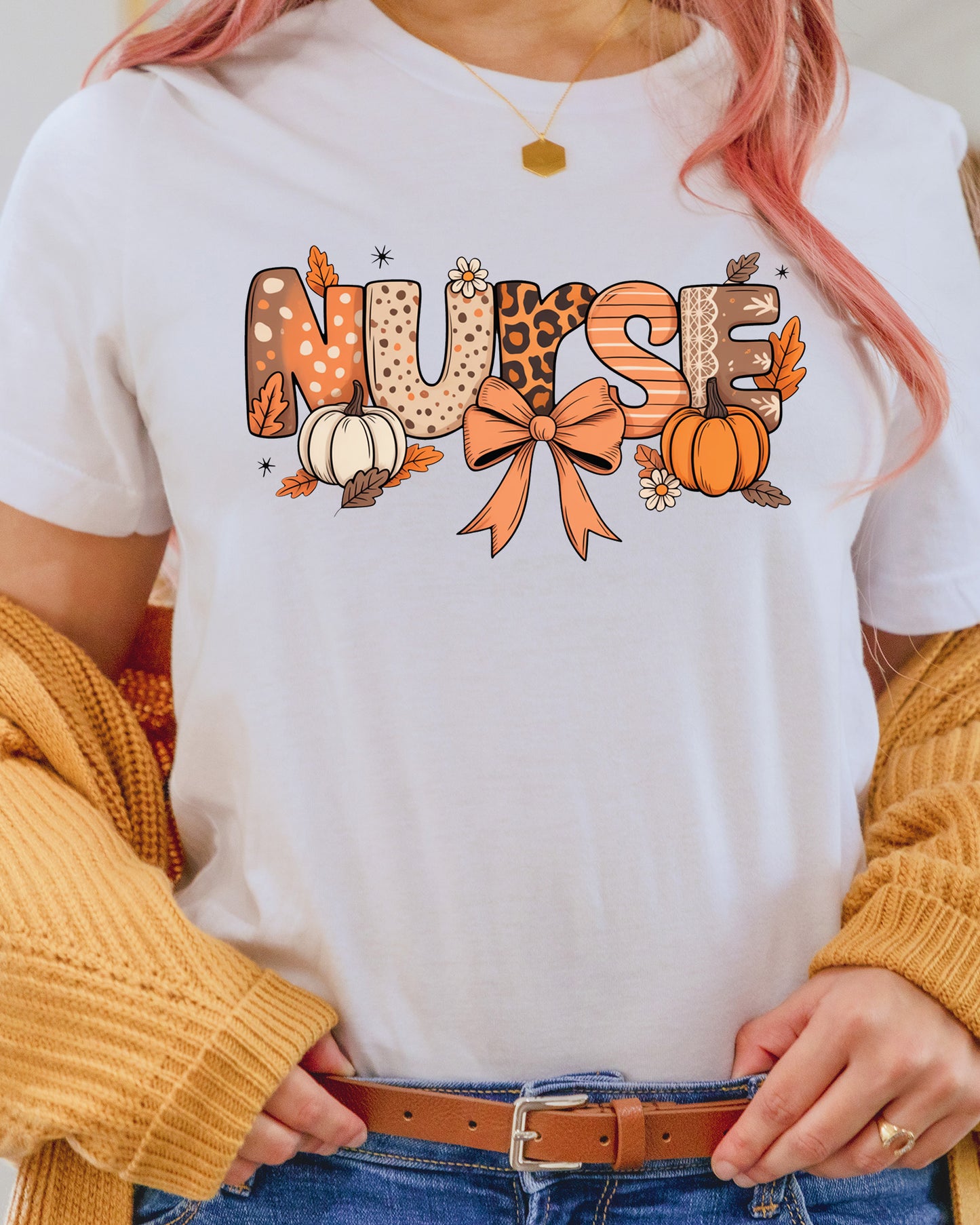 Fall Nurse Coquette DTF Transfer