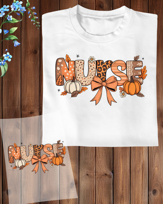 Fall Nurse Coquette DTF Transfer