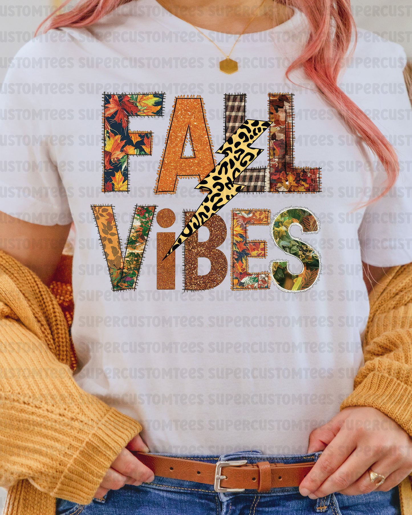 Fall Vibes Autumn Heat Transfer ready to Press