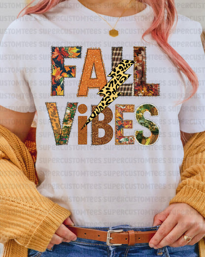 Fall Vibes Autumn Heat Transfer ready to Press