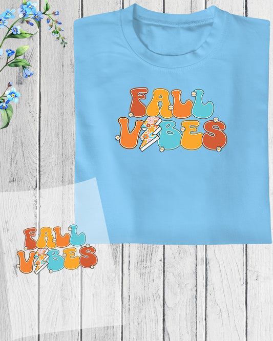 Fall Vibes Retro DTF Transfer Film