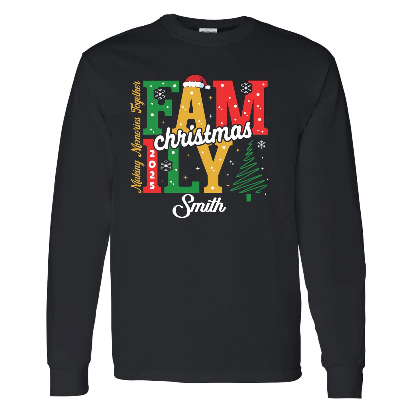 Family Christmas Matching T Shirts Making Memories Together Tees