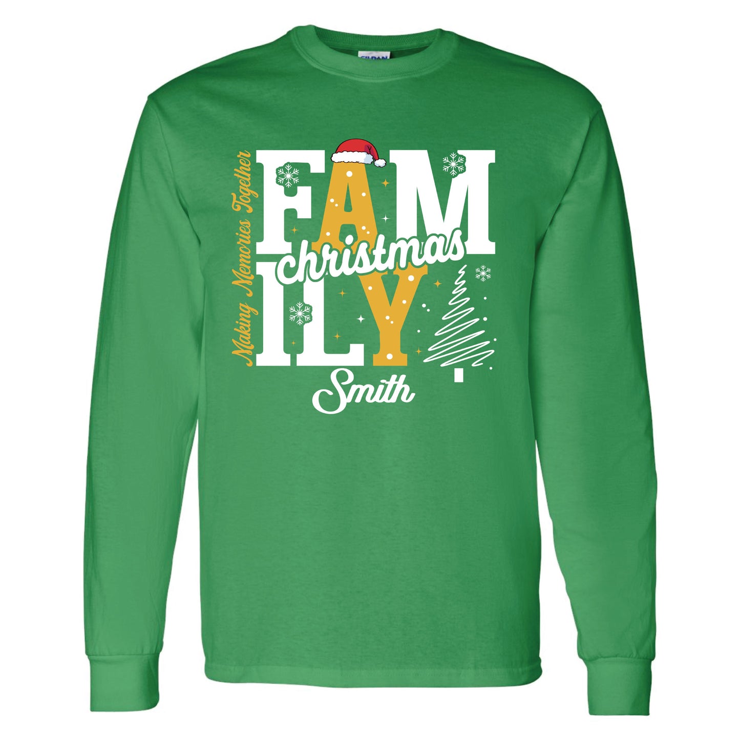 Family Christmas Matching T Shirts Making Memories Together Tees