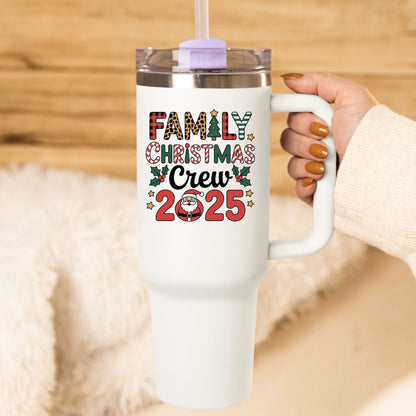Family Christmas Crew DTF Transfers 2025 Ready to Press