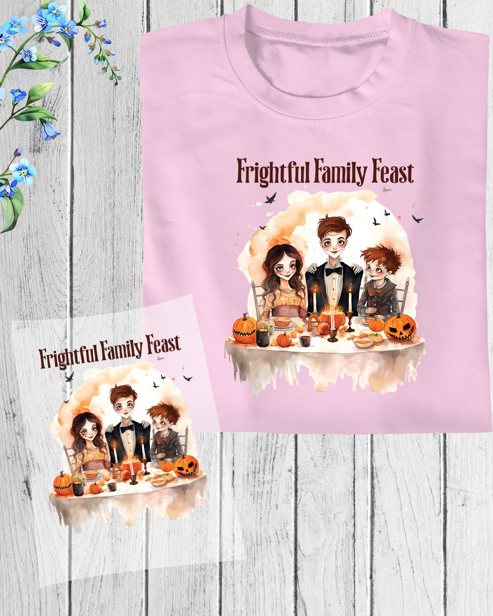 Family Halloween Heat Transfer