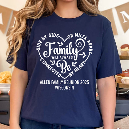 Family Reunion Shirt With Custom Name Date and Destination