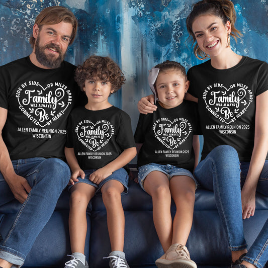 Family Reunion Shirt With Custom Name Date and Destination