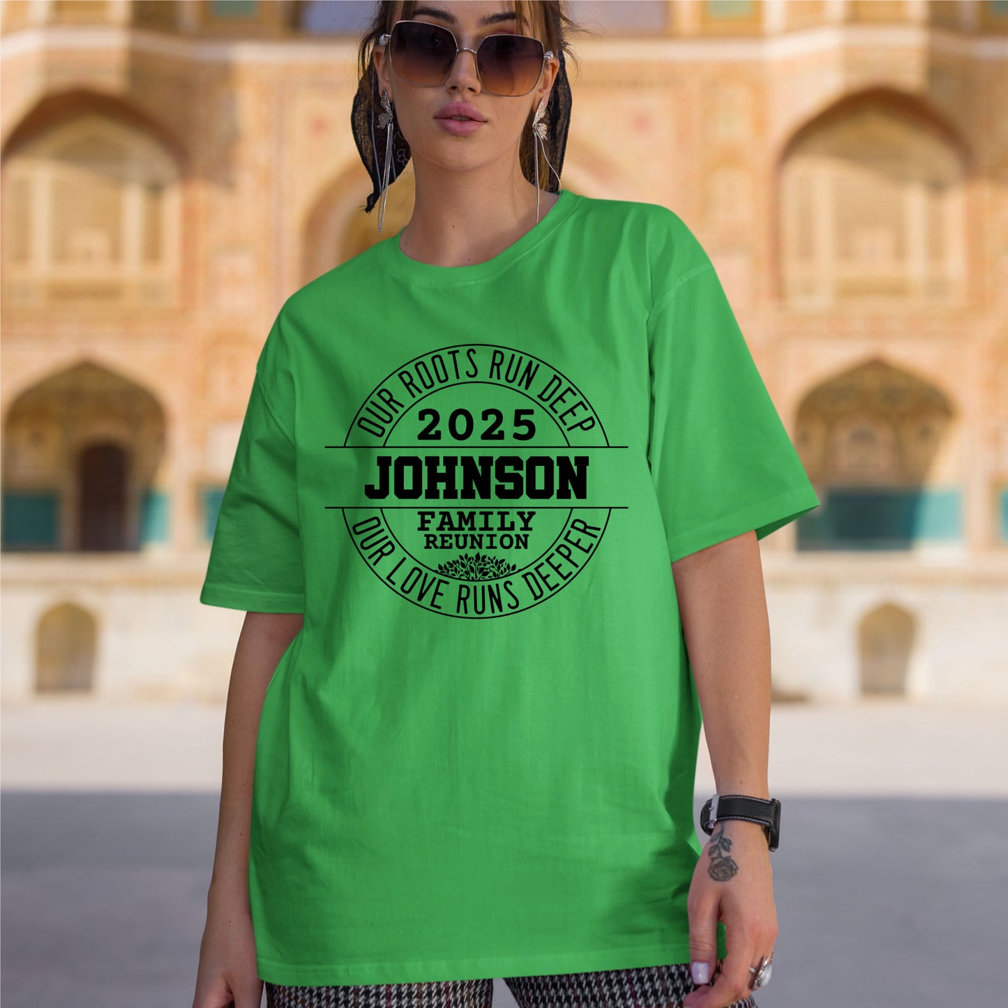 Our Roots Run Deep Our Love Runs Deeper Personalized Family Reunion Shirt