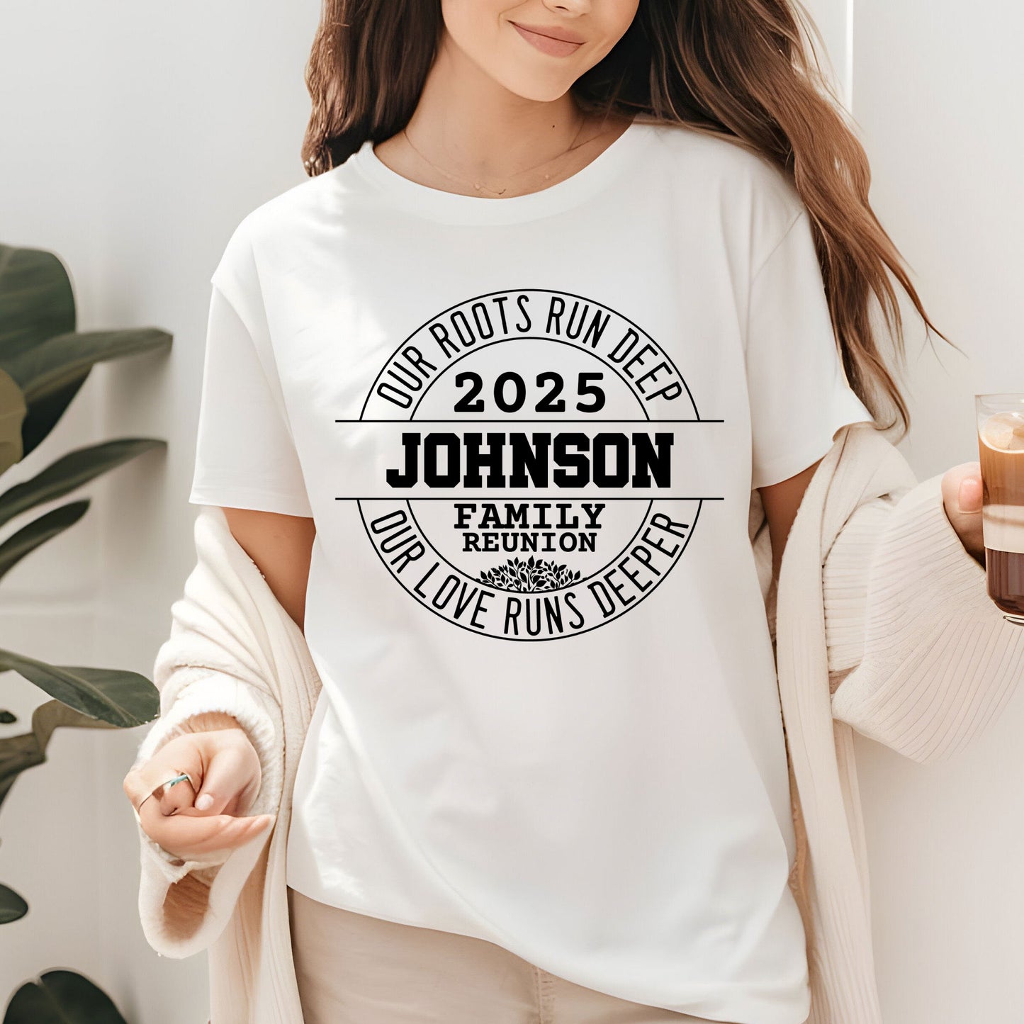 Our Roots Run Deep Our Love Runs Deeper Personalized Family Reunion Shirt