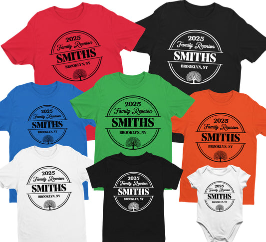 Personalized Family Reunion Shirts