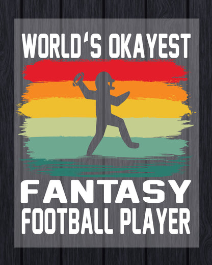 Fantasy Football Player DTF Transfer Ready to Press