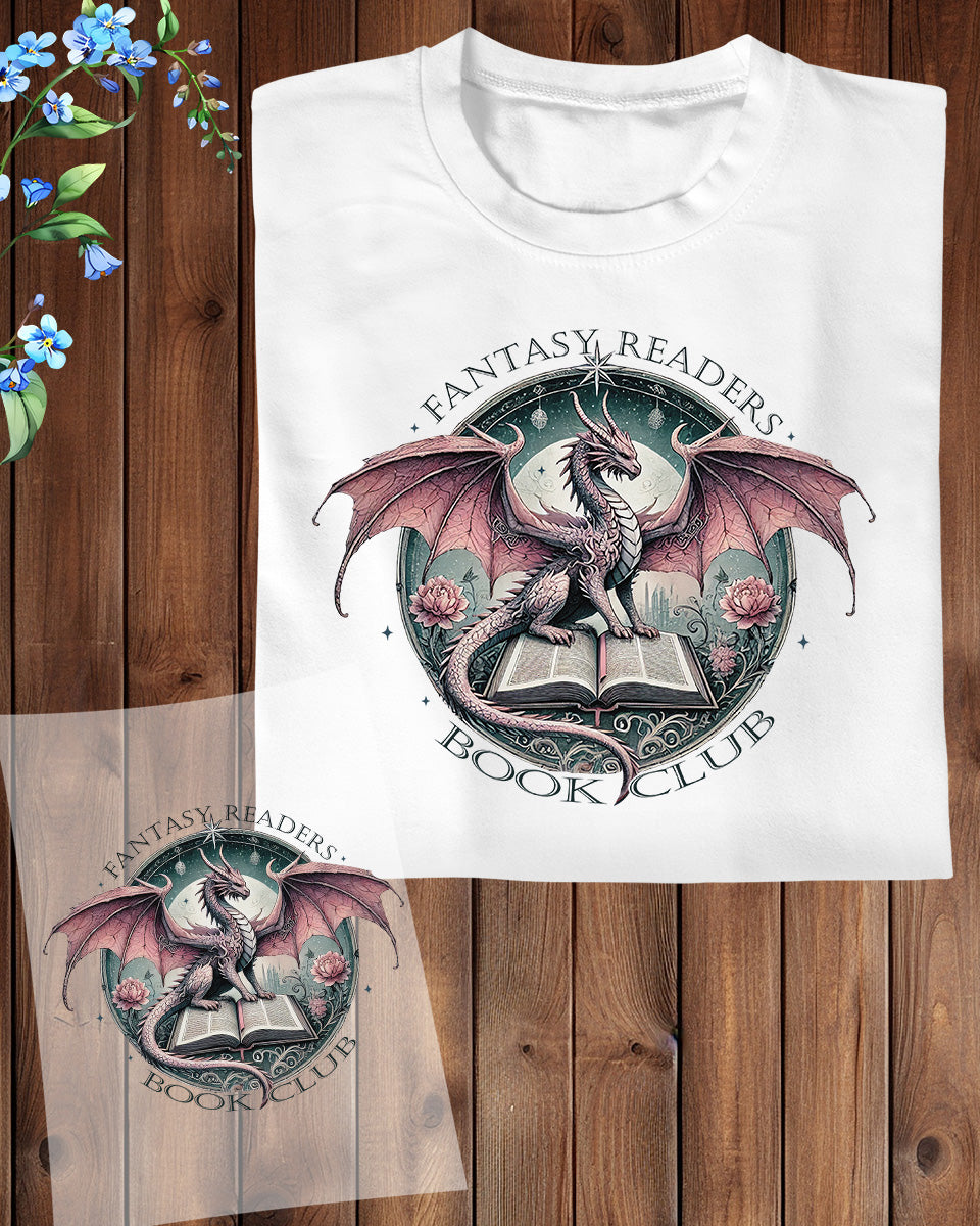 Fantasy Readers Book Club DTF Transfer