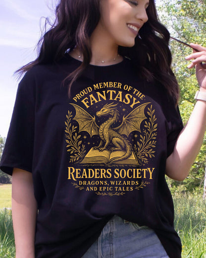 Fantasy Readers Society Bookish Romantas DTF Transfer