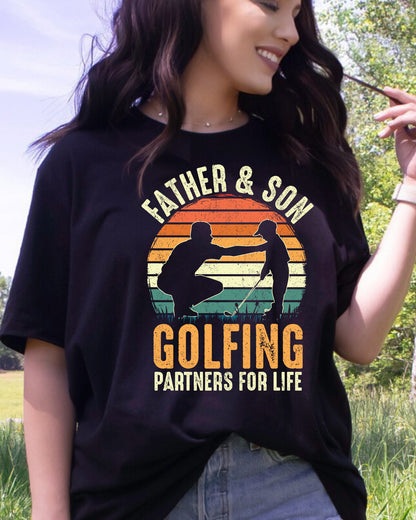 Father Son Partners Life Golf DTF Transfer