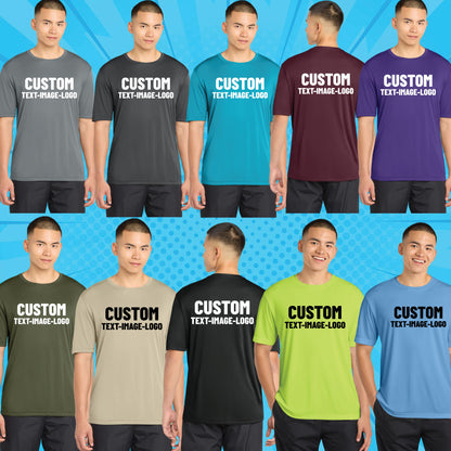 Custom Performance Shirts, Personalized Team T-Shirts with Company Logo, Workout Shirts for Men, Women & Youth, Design Your Own Shirt