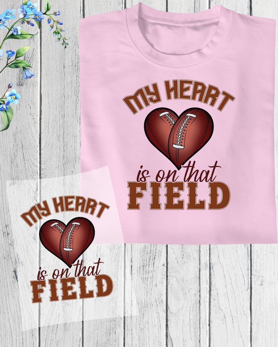 My Heart On That Field DTF Transfer Film