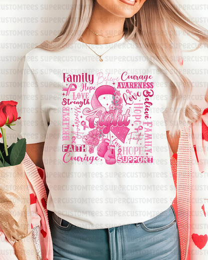 Fight Breast Cancer DTF Transfer Ready to Press