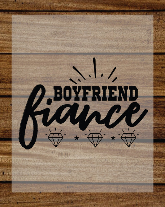 Boyfriend Fiance DTF Transfer Film