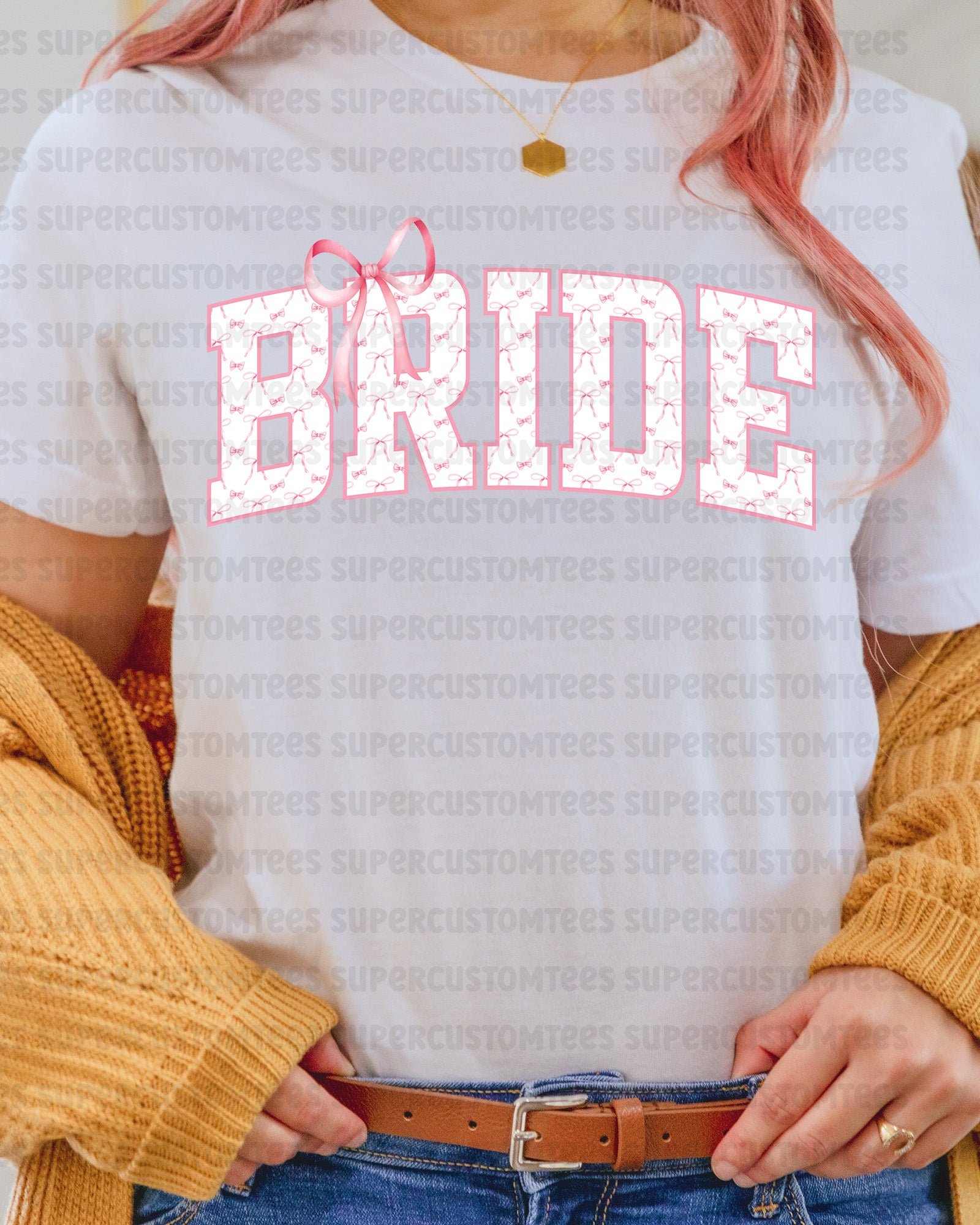 Floral Bride Iron on Transfers for Shirts