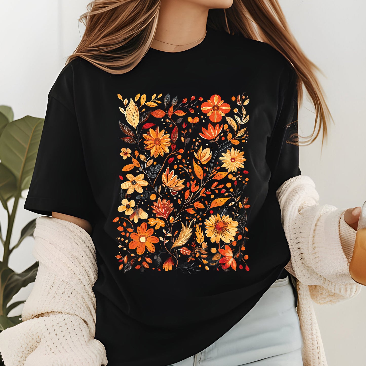 Floral Fall Flowers Shirts