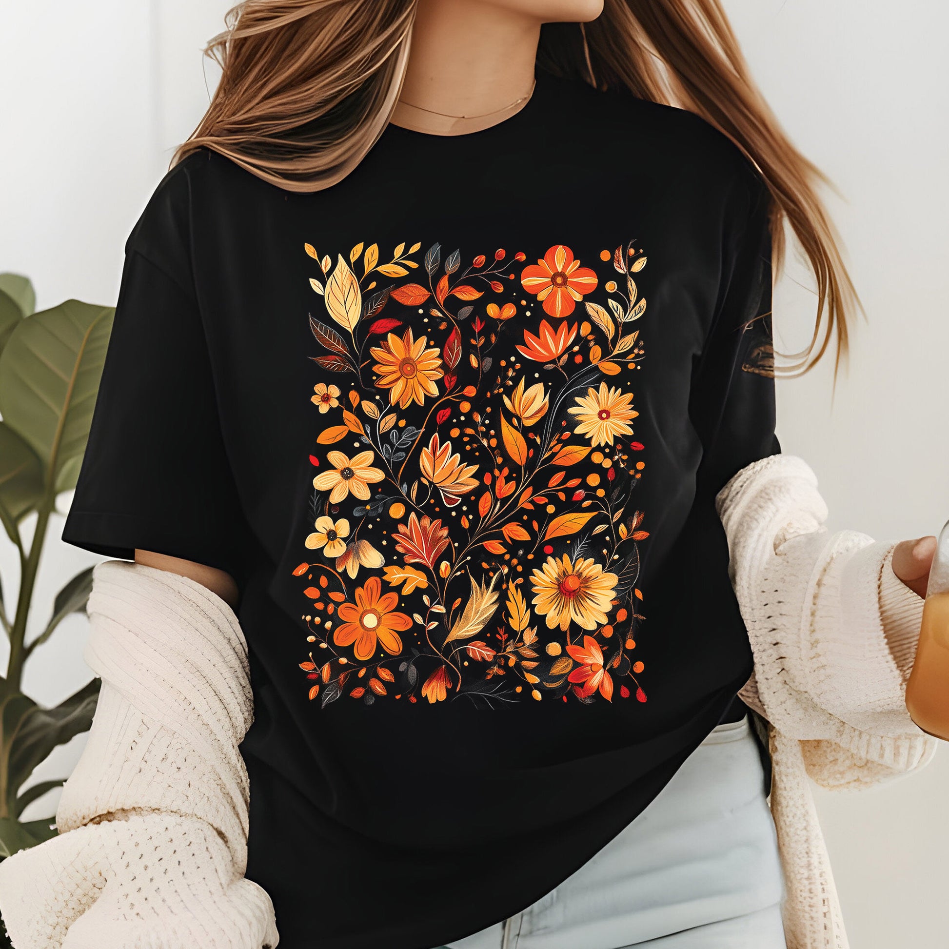 Floral Fall Flowers Shirts