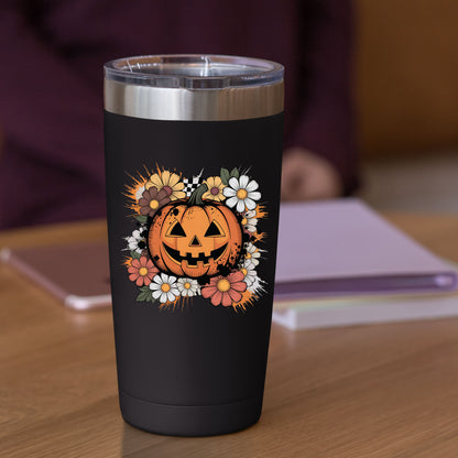 Floral Fall Pumpkin Fall Pumpkin DTF Transfer