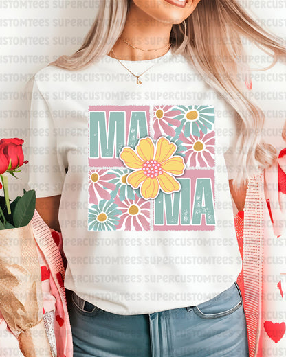 Floral Mama DTF Transfer