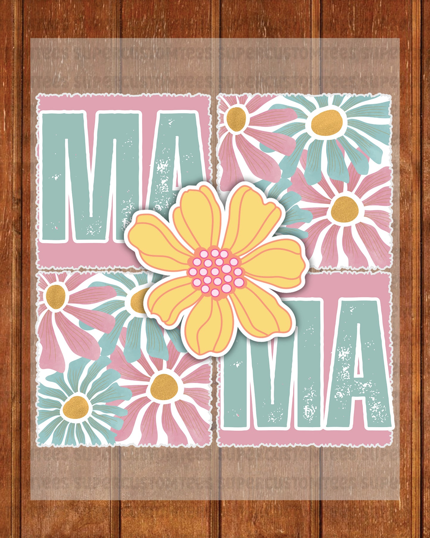 Floral Mama DTF Transfer