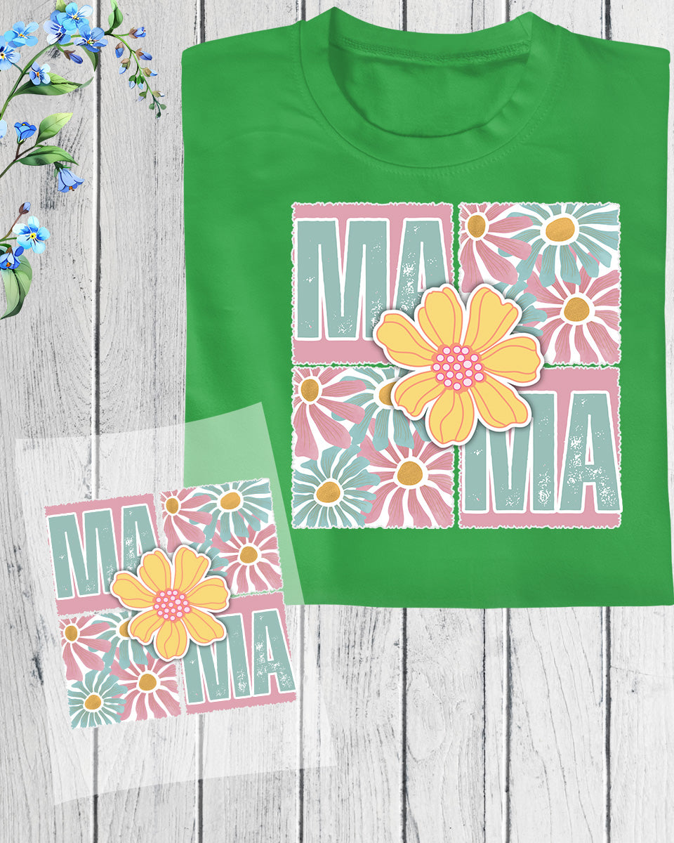 Floral Mama DTF Transfer