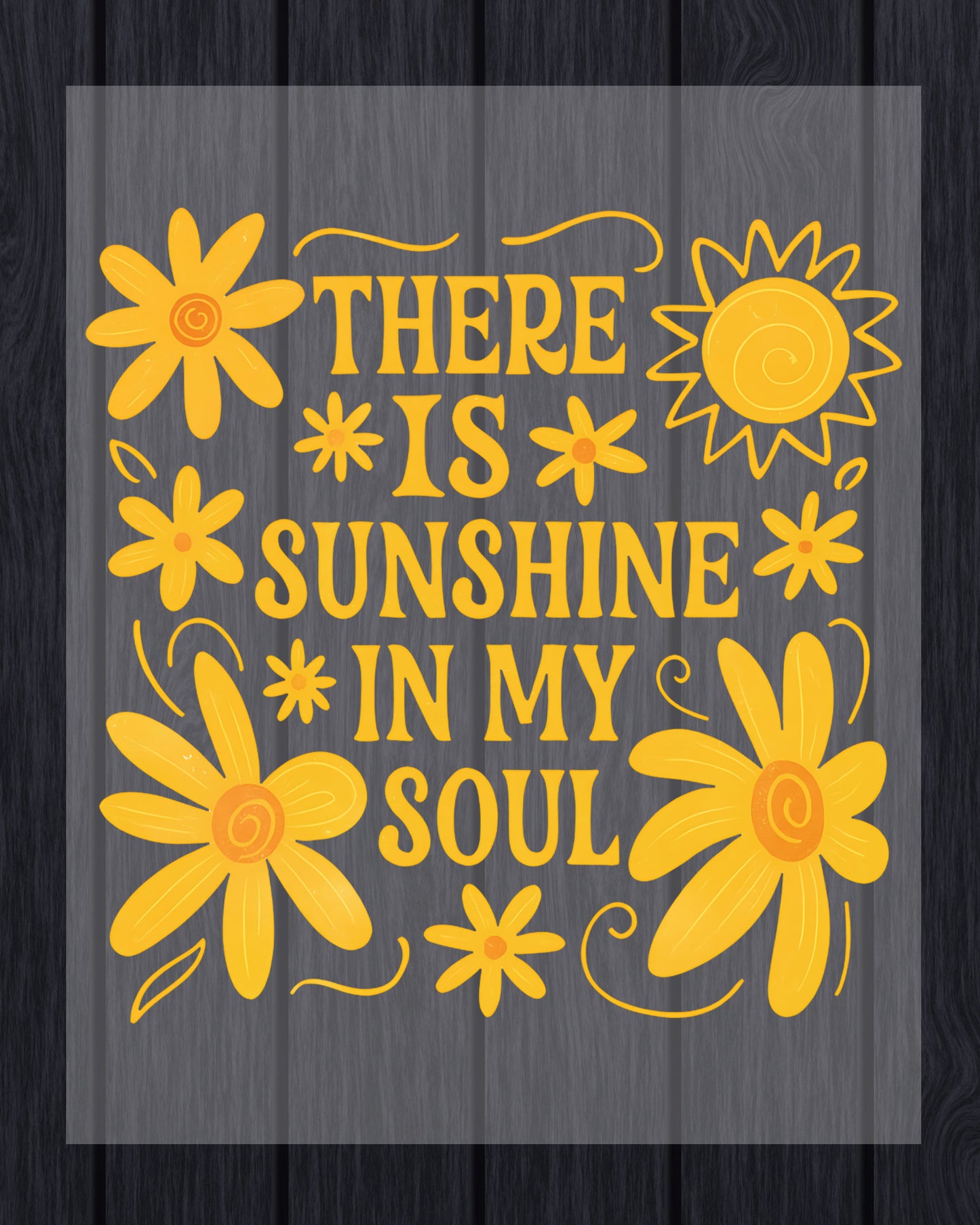 Floral Mental Health Awareness Health DTF Transfer