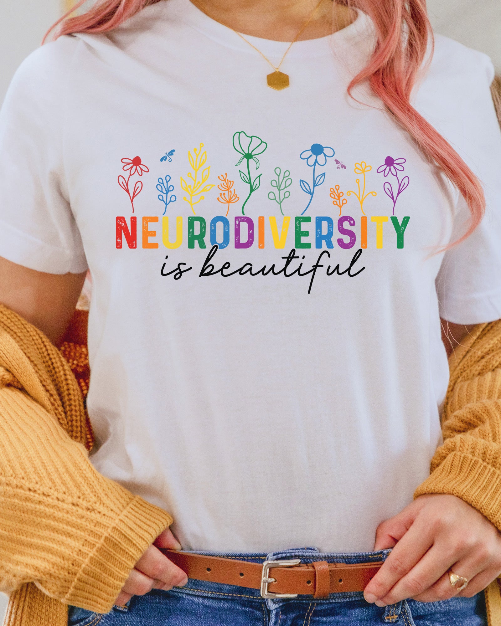Floral Neurodiversity DTF Transfer