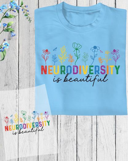 Floral Neurodiversity DTF Transfer
