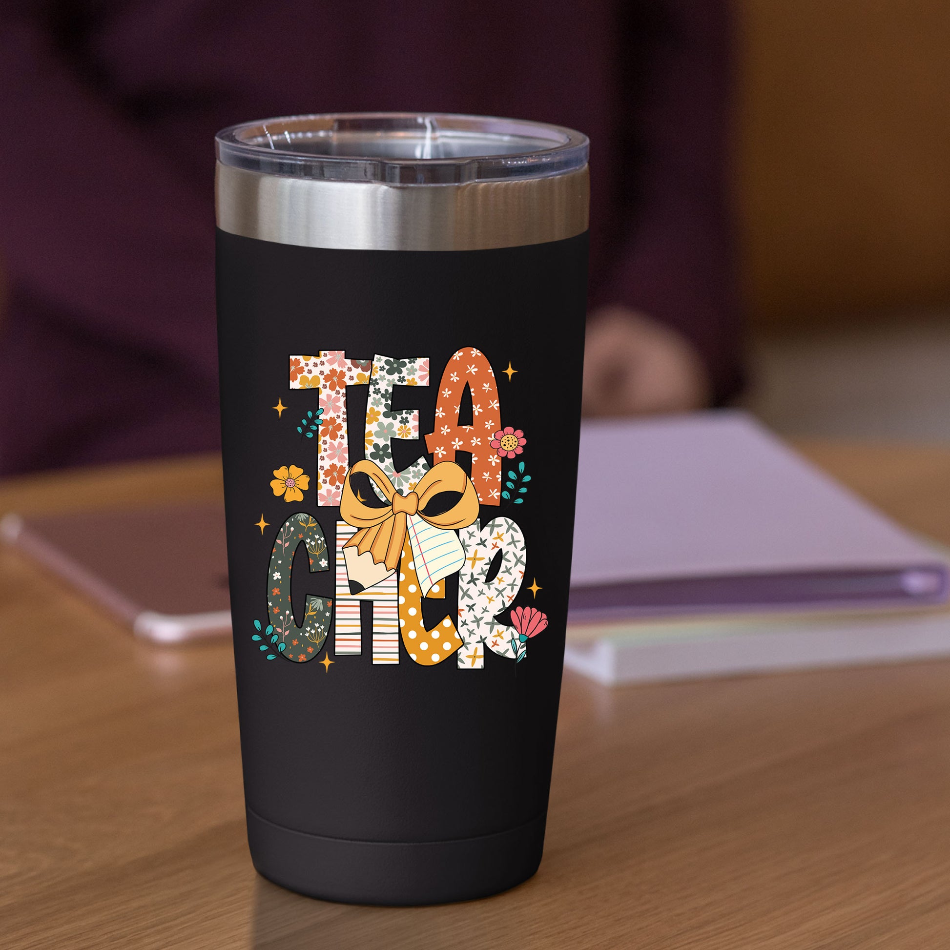 Floral Teacher Wildflower DTF Transfer