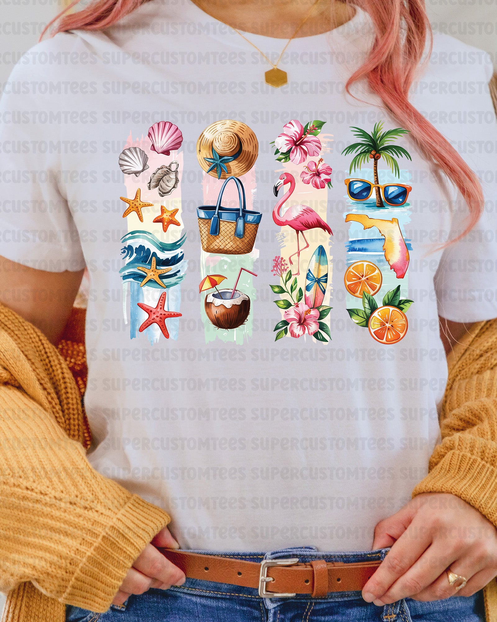 Florida DTF Heat Transfer Ready to Press