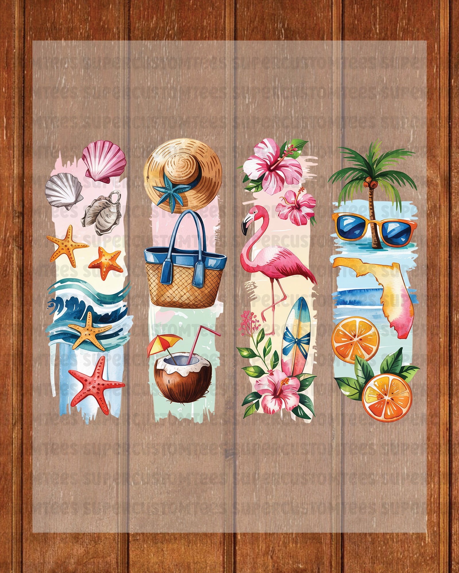 Florida DTF Heat Transfer Ready to Press