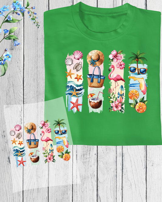 Florida DTF Heat Transfer Ready to Press