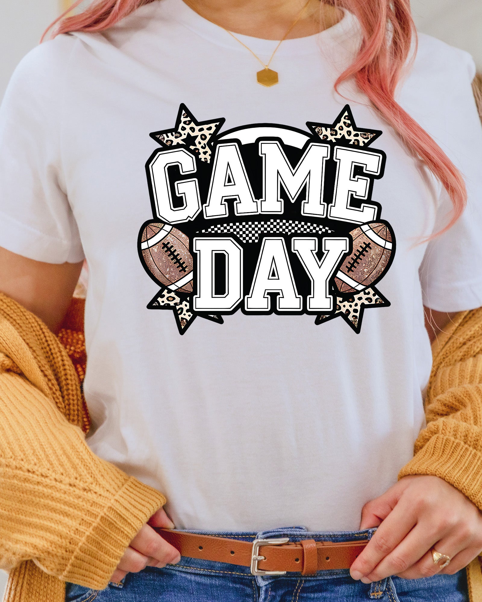 Football Football Game Day Fall DTF Transfer