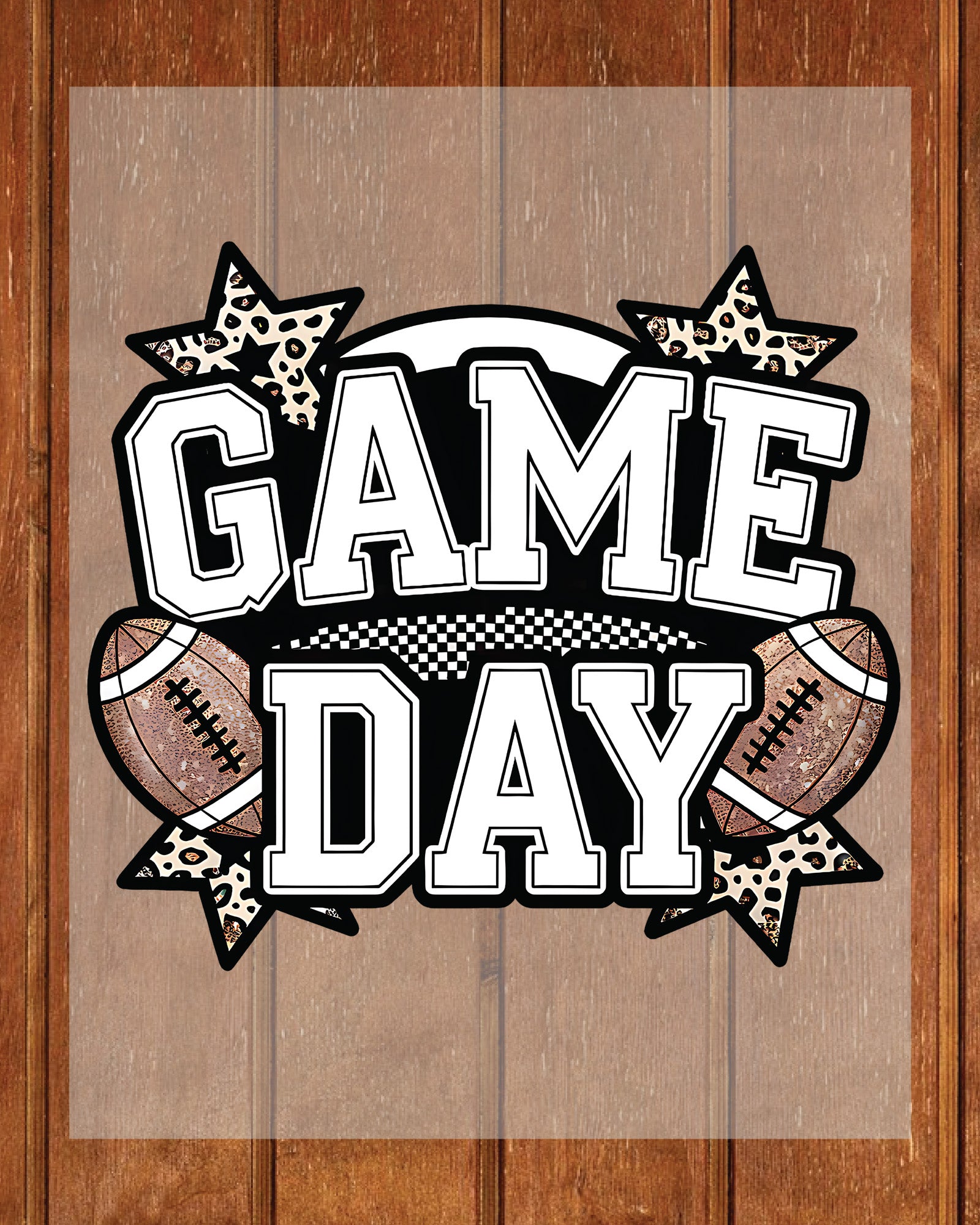 Football Football Game Day Fall DTF Transfer