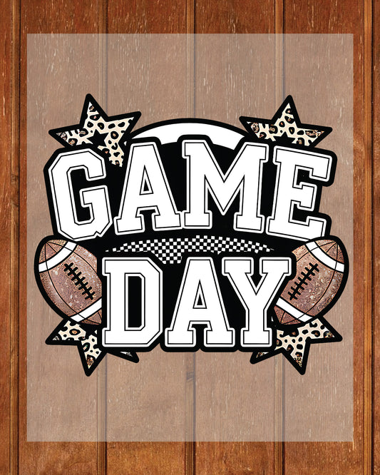 Football Football Game Day Fall DTF Transfer