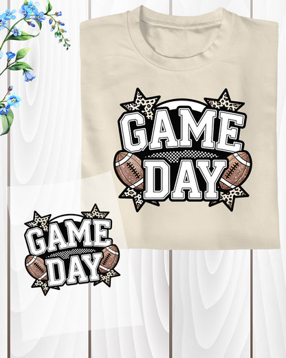 Football Football Game Day Fall DTF Transfer