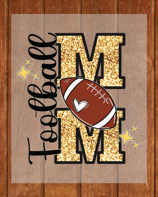 Football Mom Heat Transfer